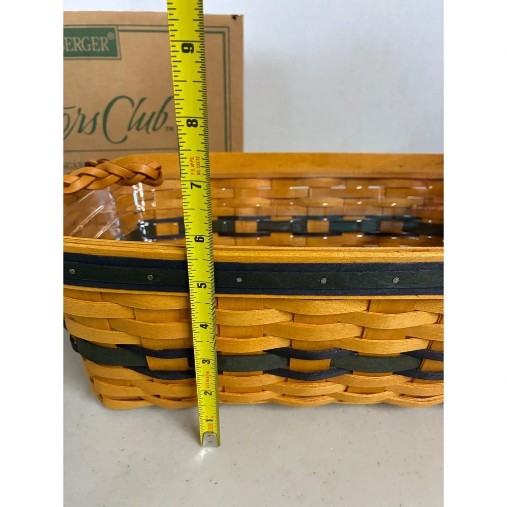 Longaberger 1997 Collectors Club‎ Welcome Home Basket with Liner and Box